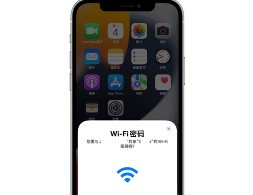 阳山苹果15维修店分享iPhone15如何共享Wi-Fi密码 